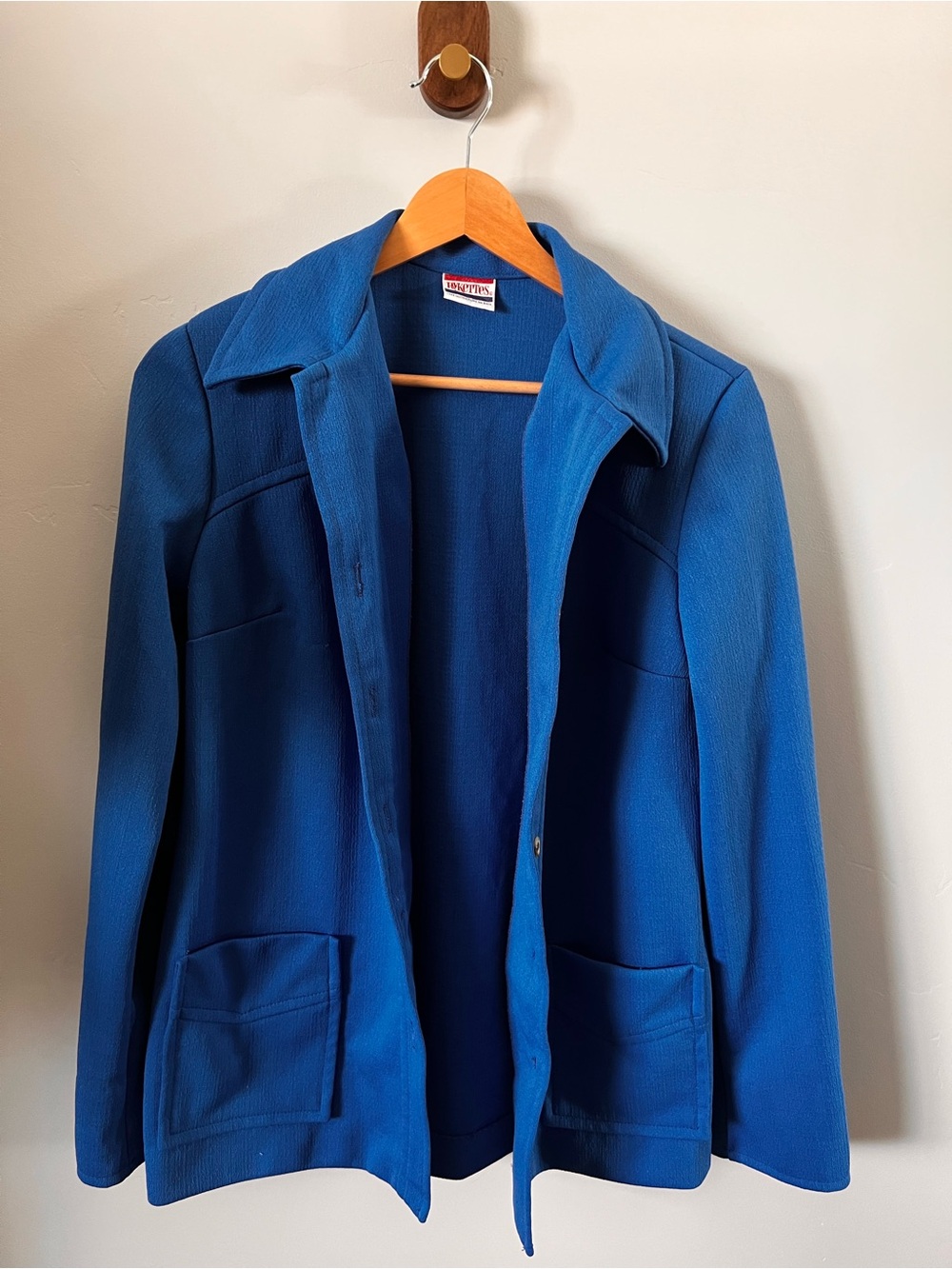 70s Vintage Blue Women's Jacket